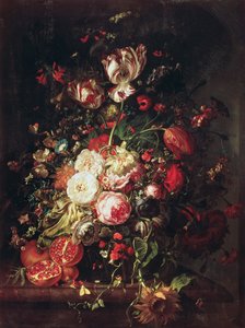 Blomster og frukt